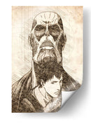 Bertolt / Titán Colosal - DaVinci Style - Marco Green | Cuadro decorativo de Canvas Lab