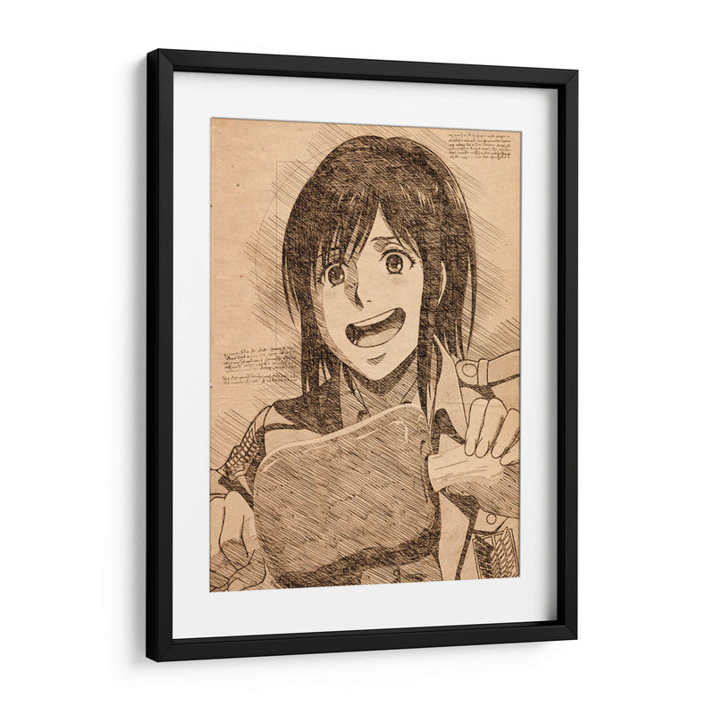 Chica papa - DaVinci Style - Marco Green | Cuadro decorativo de Canvas Lab