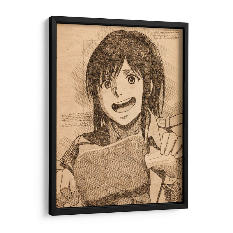 Chica papa - DaVinci Style - Marco Green | Cuadro decorativo de Canvas Lab