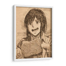 Chica papa - DaVinci Style - Marco Green | Cuadro decorativo de Canvas Lab