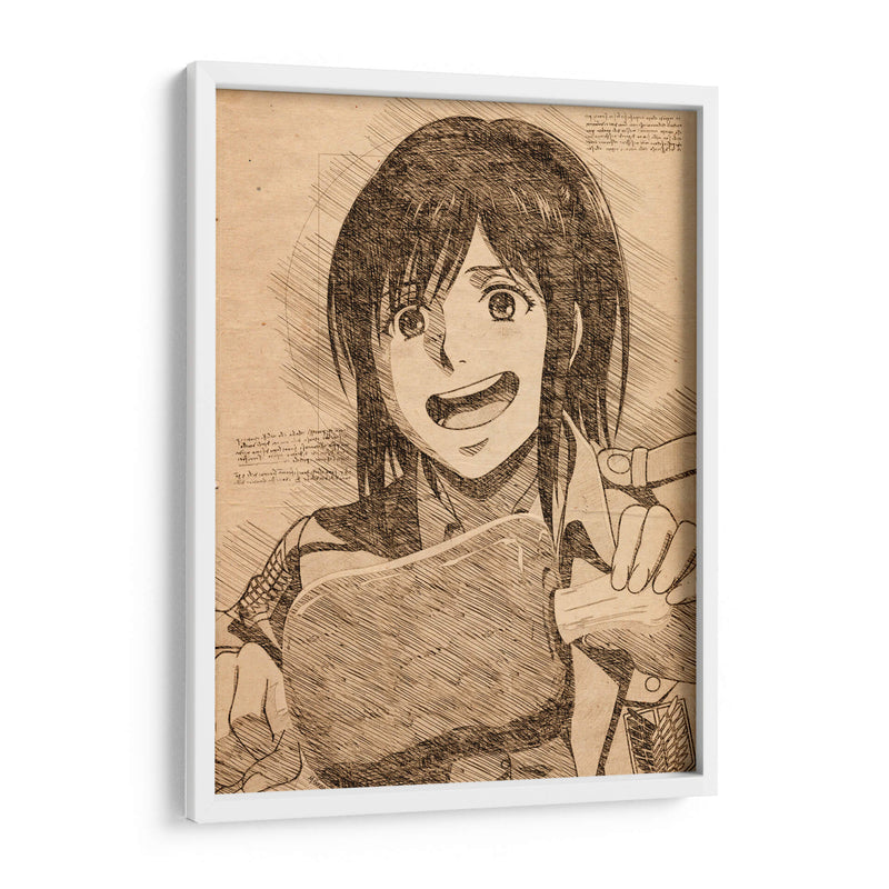 Chica papa - DaVinci Style - Marco Green | Cuadro decorativo de Canvas Lab