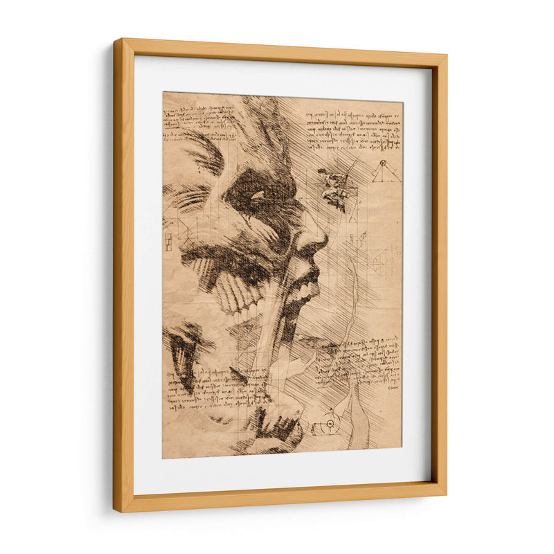 Eren vs Titán Colosal - Marco Green | Cuadro decorativo de Canvas Lab