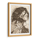 Eren / Titán de Ataque - Marco Green | Cuadro decorativo de Canvas Lab