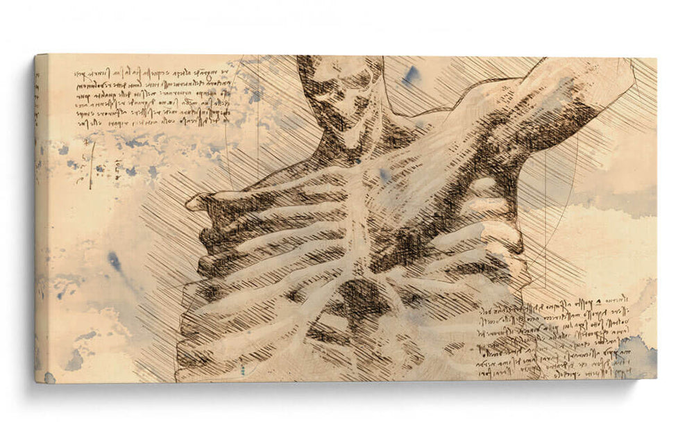 Titán de Ataque Descripción - DaVinci Style - Marco Green | Cuadro decorativo de Canvas Lab