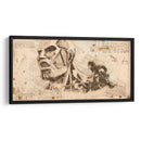 Segunda aparición del Titán Colosal - DaVinci Style - Marco Green | Cuadro decorativo de Canvas Lab