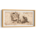 Segunda aparición del Titán Colosal - DaVinci Style - Marco Green | Cuadro decorativo de Canvas Lab