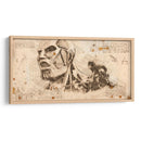 Segunda aparición del Titán Colosal - DaVinci Style - Marco Green | Cuadro decorativo de Canvas Lab