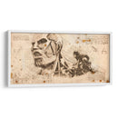 Segunda aparición del Titán Colosal - DaVinci Style - Marco Green | Cuadro decorativo de Canvas Lab