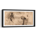 El punto debil - DaVinci Style - Marco Green | Cuadro decorativo de Canvas Lab