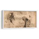 El punto debil - DaVinci Style - Marco Green | Cuadro decorativo de Canvas Lab