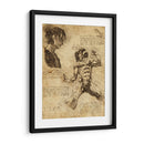 Descripción Titán de Ataque - DaVinci Style - Marco Green | Cuadro decorativo de Canvas Lab
