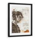 Eren Yeager - DaVinci Style - Marco Green | Cuadro decorativo de Canvas Lab