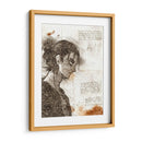 Eren Yeager - DaVinci Style - Marco Green | Cuadro decorativo de Canvas Lab