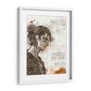 Eren Yeager - DaVinci Style - Marco Green | Cuadro decorativo de Canvas Lab