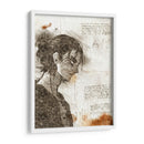 Eren Yeager - DaVinci Style - Marco Green | Cuadro decorativo de Canvas Lab