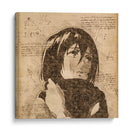 Mikasa descripción - DaVinci Style - Marco Green | Cuadro decorativo de Canvas Lab