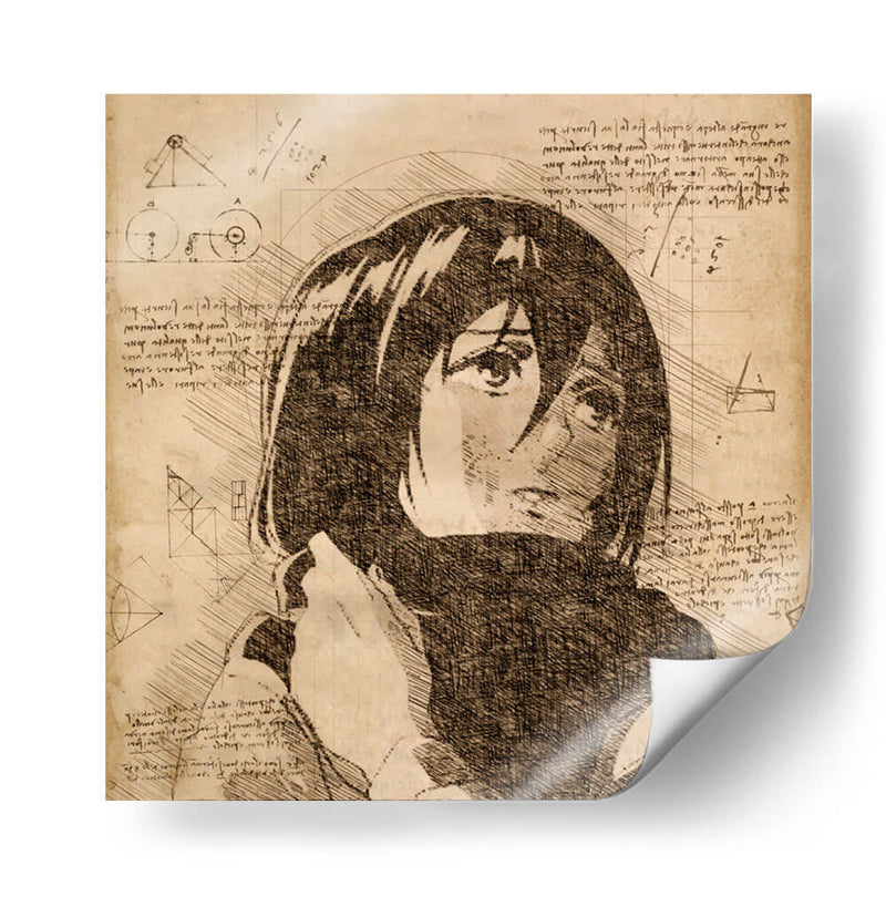 Mikasa descripción - DaVinci Style - Marco Green | Cuadro decorativo de Canvas Lab
