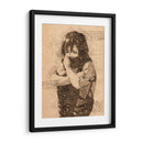 La bufanda de Mikasa - DaVinci Style - Marco Green | Cuadro decorativo de Canvas Lab