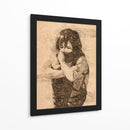 La bufanda de Mikasa - DaVinci Style - Marco Green | Cuadro decorativo de Canvas Lab