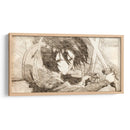 Mikasa Ackerman Tatakae - DaVinci Style - Marco Green | Cuadro decorativo de Canvas Lab