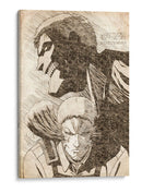 Reiner / Titán Acorasado - DaVinci Style - Marco Green | Cuadro decorativo de Canvas Lab