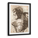 Reiner / Titán Acorasado - DaVinci Style - Marco Green | Cuadro decorativo de Canvas Lab