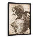 Reiner / Titán Acorasado - DaVinci Style - Marco Green | Cuadro decorativo de Canvas Lab