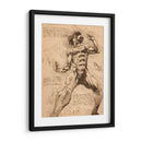 Titán de Ataque Notas - DaVinci Style - Marco Green | Cuadro decorativo de Canvas Lab