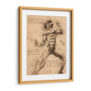 Titán de Ataque Notas - DaVinci Style - Marco Green | Cuadro decorativo de Canvas Lab