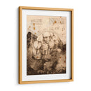 Titán acorasado Notas - DaVinci Style - Marco Green | Cuadro decorativo de Canvas Lab