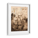 Titán acorasado Notas - DaVinci Style - Marco Green | Cuadro decorativo de Canvas Lab