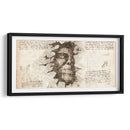 El titán en el muro - DaVinci Style - Marco Green | Cuadro decorativo de Canvas Lab