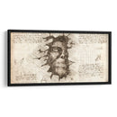 El titán en el muro - DaVinci Style - Marco Green | Cuadro decorativo de Canvas Lab