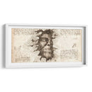 El titán en el muro - DaVinci Style - Marco Green | Cuadro decorativo de Canvas Lab