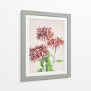 Tres crisantemos rosados - Ogawa Kazumasa | Cuadro decorativo de Canvas Lab