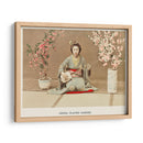 Geisha tocando samisen - Ogawa Kazumasa | Cuadro decorativo de Canvas Lab
