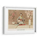 Geisha tocando samisen - Ogawa Kazumasa | Cuadro decorativo de Canvas Lab