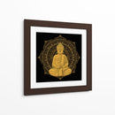 Buda con mandala dorada | Cuadro decorativo de Canvas Lab