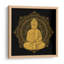 Buda con mandala dorada | Cuadro decorativo de Canvas Lab