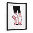 Ballet Shoes Lines - Line Art | Cuadro decorativo de Canvas Lab