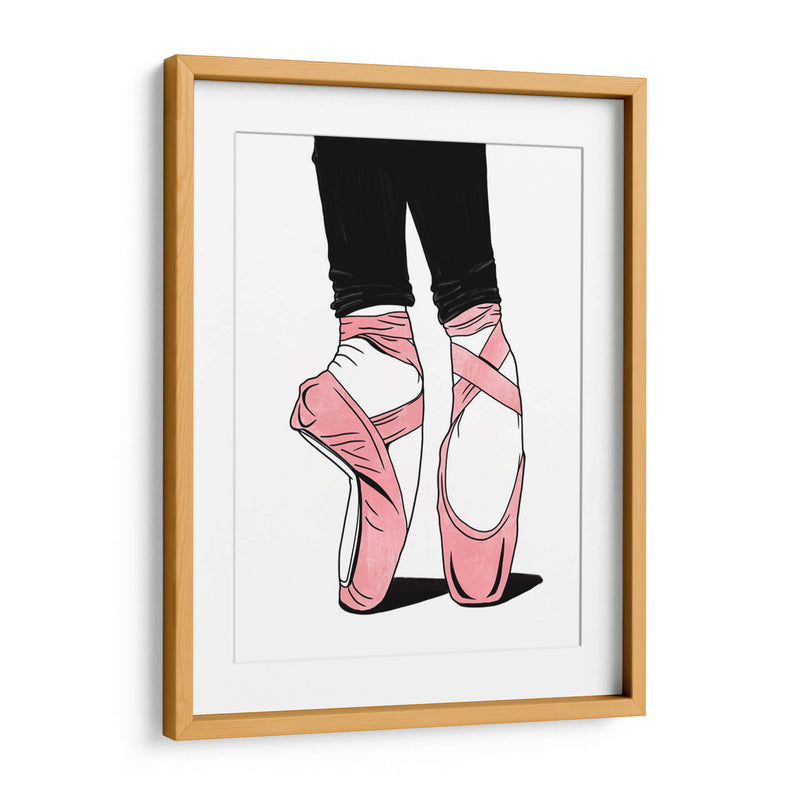 Ballet Shoes Lines - Line Art | Cuadro decorativo de Canvas Lab