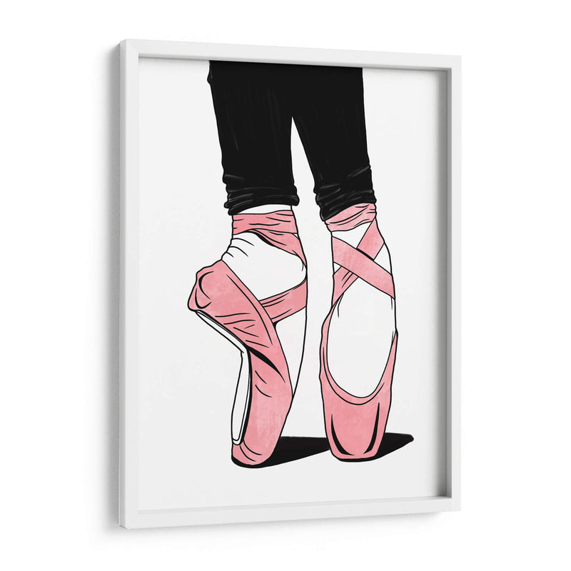 Ballet Shoes Lines - Line Art | Cuadro decorativo de Canvas Lab