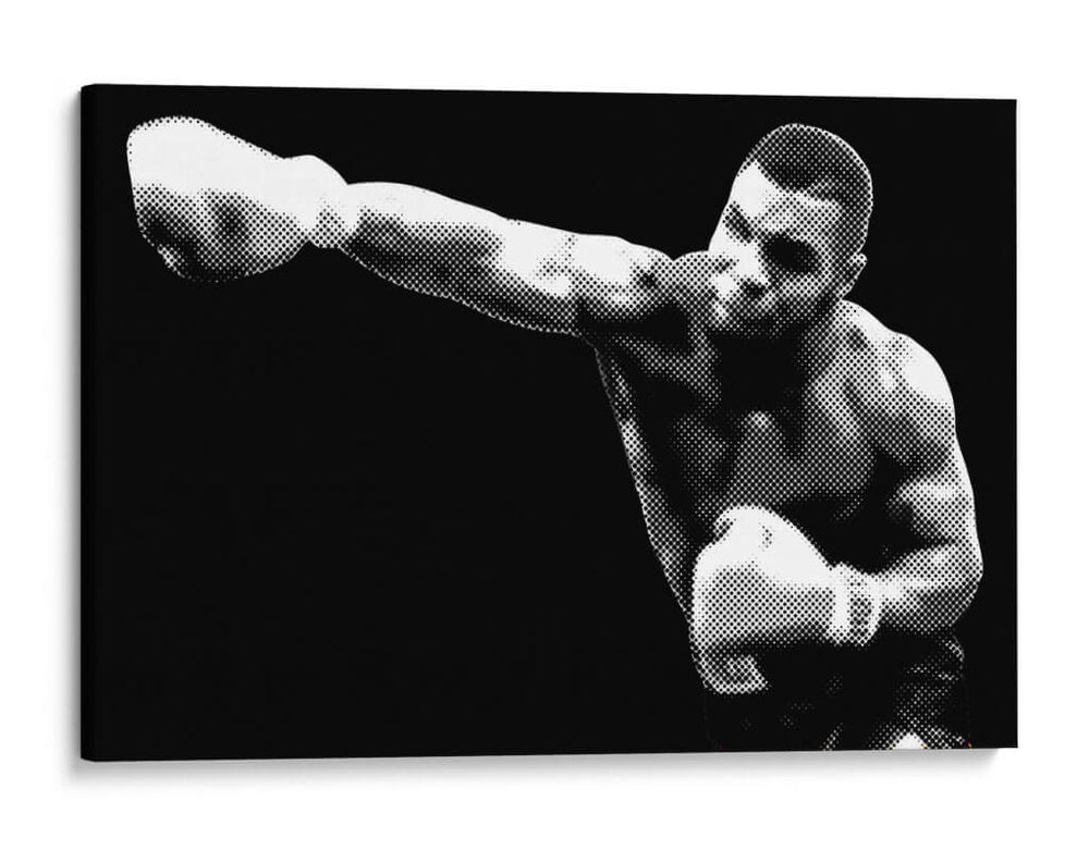 Mike Tyson Dots - Dot Art | Cuadro decorativo de Canvas Lab