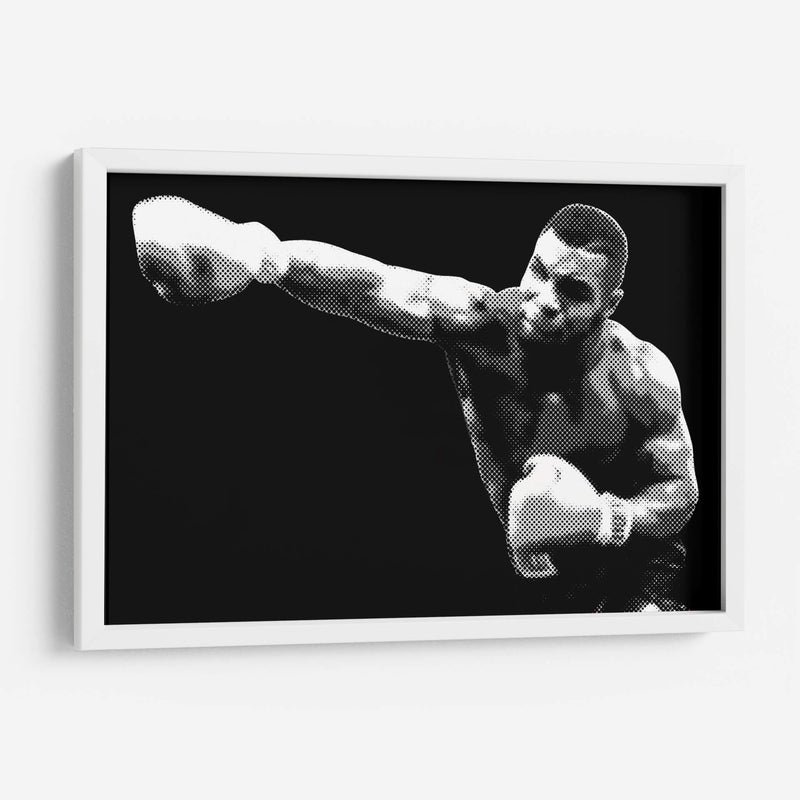Mike Tyson Dots - Dot Art | Cuadro decorativo de Canvas Lab