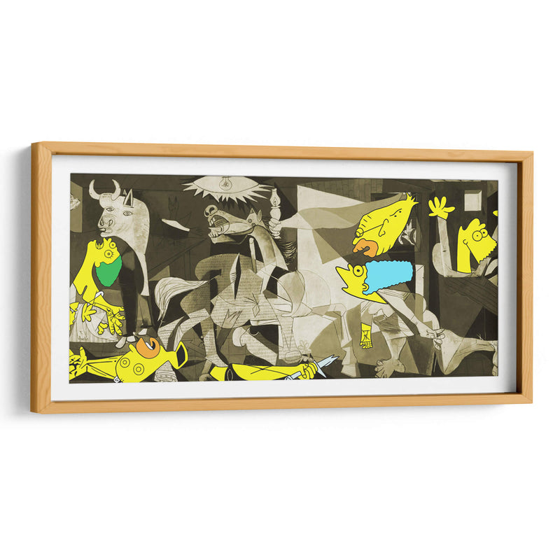 Simpson Guernica - Fake Classics | Cuadro decorativo de Canvas Lab