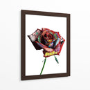 Rosa Graffiti - David Aste | Cuadro decorativo de Canvas Lab