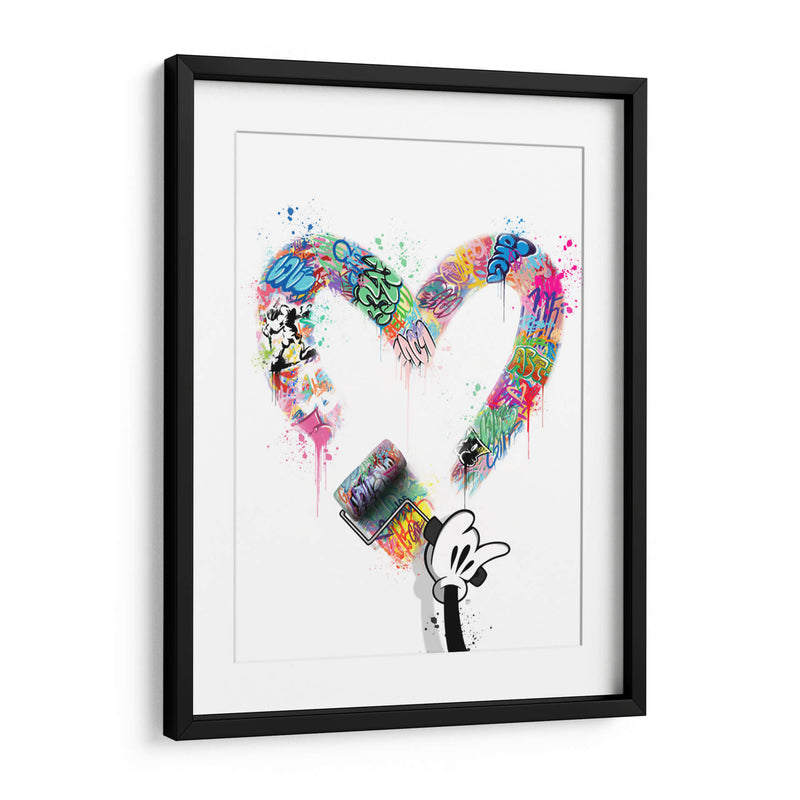 Mouse Hand Heart - David Aste | Cuadro decorativo de Canvas Lab