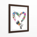 Mouse Hand Heart - David Aste | Cuadro decorativo de Canvas Lab