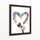 Mouse Hand Heart - David Aste | Cuadro decorativo de Canvas Lab
