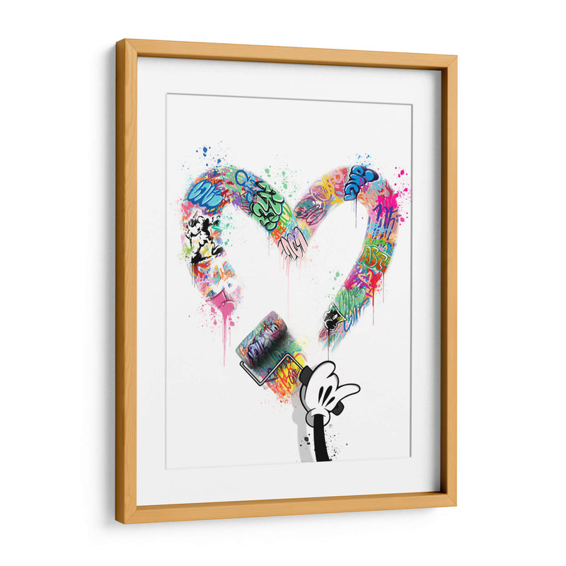 Mouse Hand Heart - David Aste | Cuadro decorativo de Canvas Lab